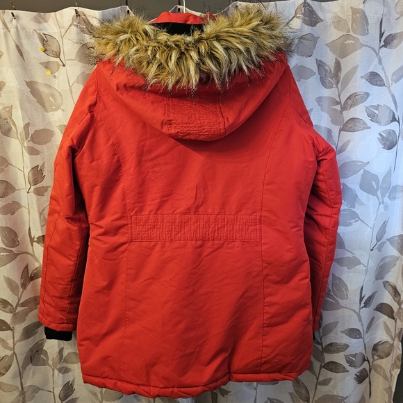 Canada Weather Women Size L Gear Triple Goose Full Zip Winter Jacket Parka Coat - Picture 3 of 11